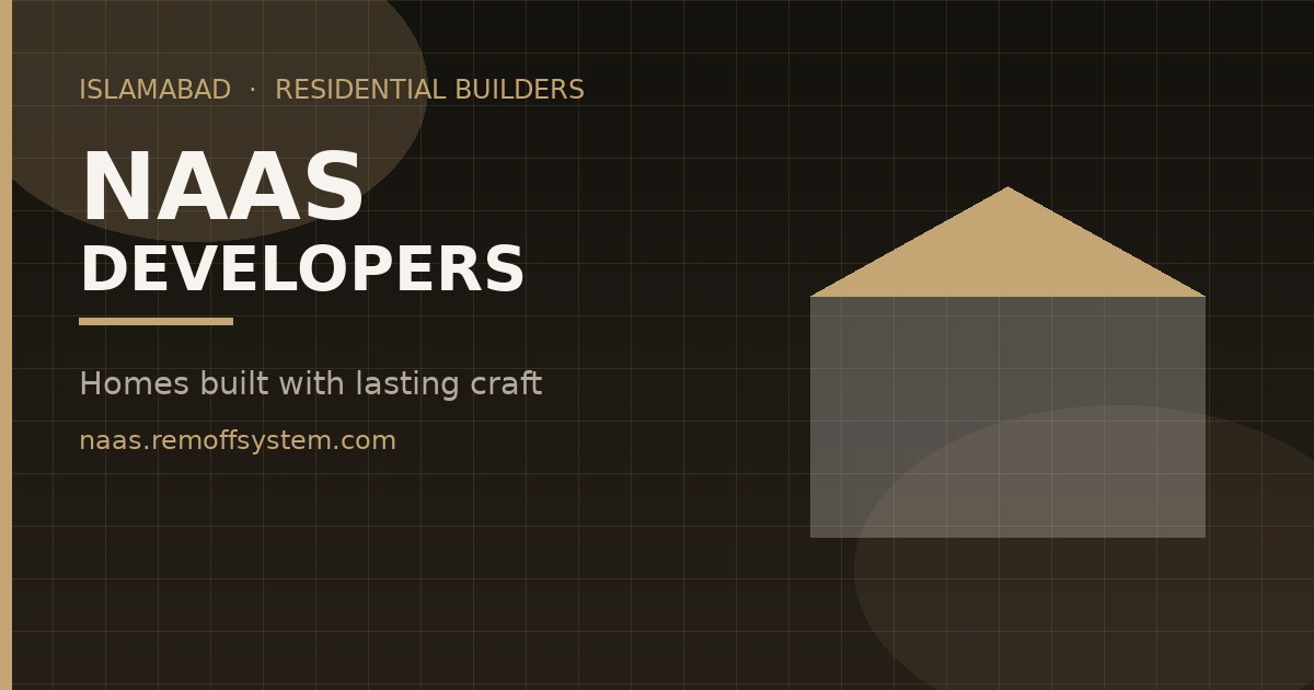 Bahria Town Islamabad residential construction by Naas Developers in Islamabad